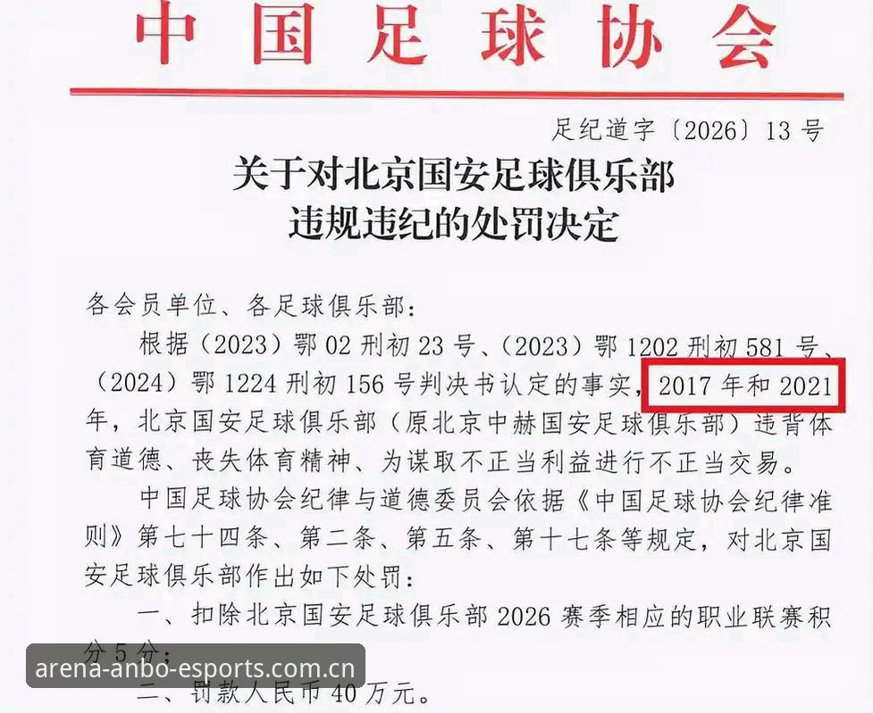 中国足协第三批禁足名单解读指南：安博电竞平台用户这样看懂行业整顿风暴